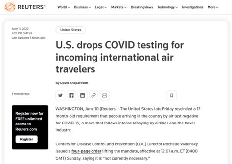 dropping covid tests for travel|U.S. to drop COVID testing for incoming international .